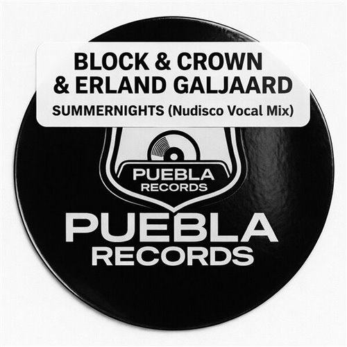 Block & Crown, Erland Galjaard - Summer Nights (Extended Mix)
